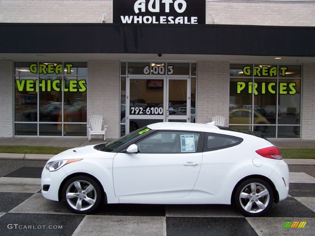 2012 Veloster  - Century White / Gray photo #1