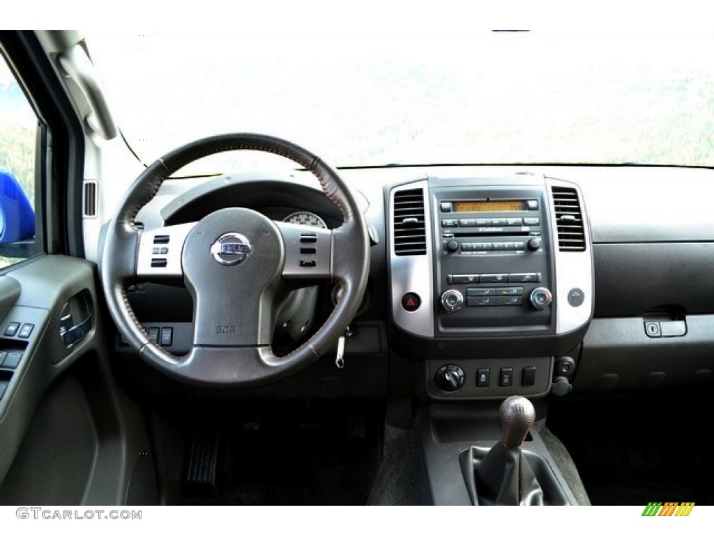 2012 Nissan Frontier Pro-4X Crew Cab 4x4 Pro 4X Graphite/Red Dashboard Photo #88339129