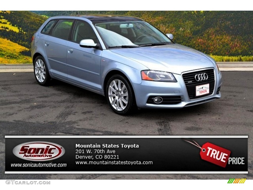 2011 A3 2.0 TFSI quattro - Monza Silver Metallic / Black photo #1