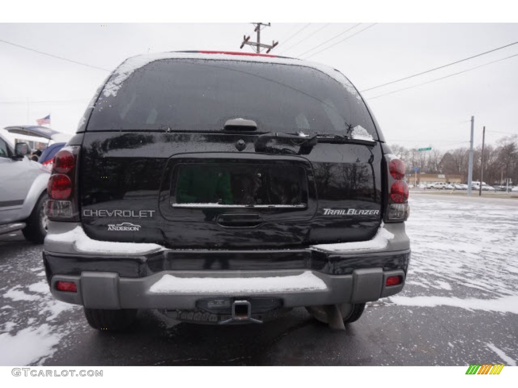 2002 TrailBlazer LTZ 4x4 - Onyx Black / Dark Pewter photo #3