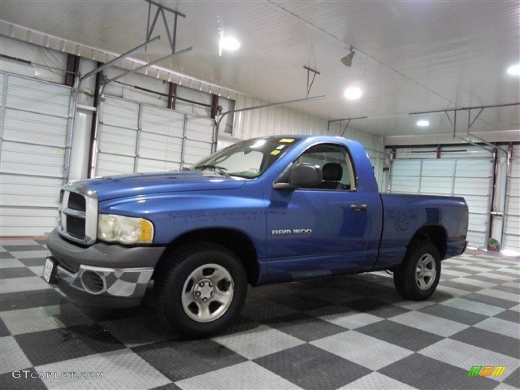 2002 Ram 1500 ST Regular Cab - Atlantic Blue Pearl / Dark Slate Gray photo #4