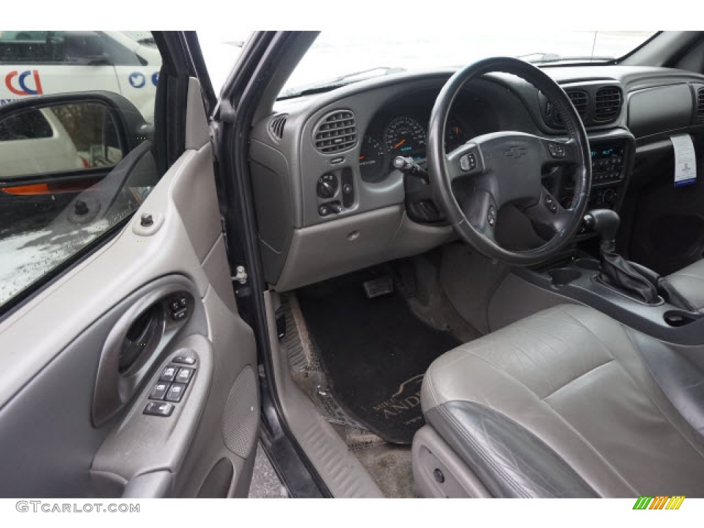 2002 TrailBlazer LTZ 4x4 - Onyx Black / Dark Pewter photo #7