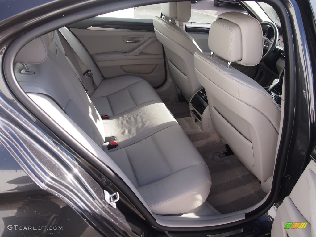 Everest Gray Interior 2011 BMW 5 Series 528i Sedan Photo #88340495