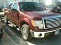 2010 Royal Red Metallic Ford F150 XLT SuperCrew  photo #3