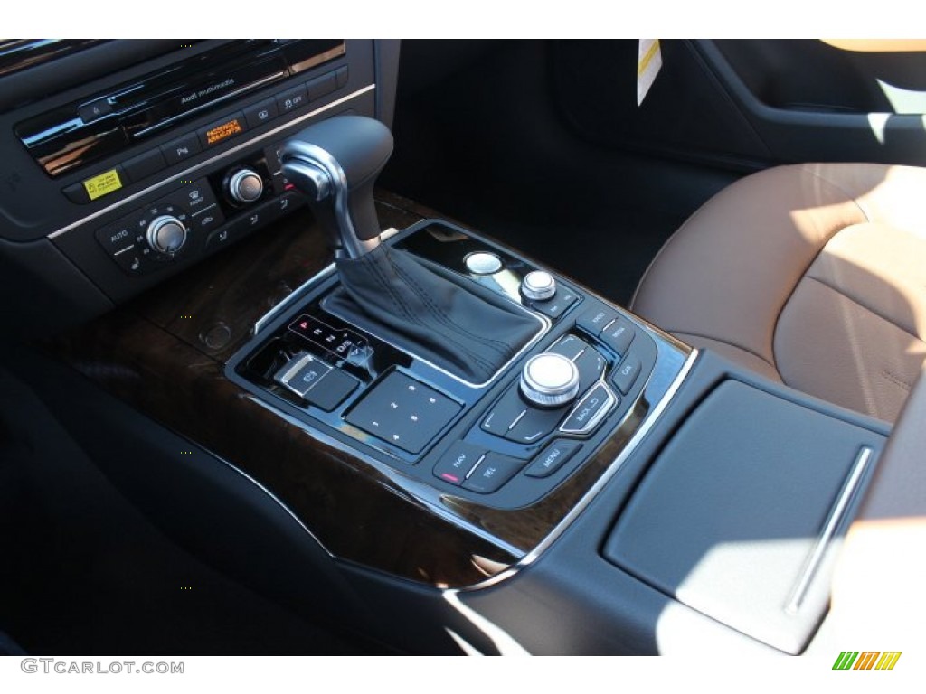 2014 A6 3.0 TDI quattro Sedan - Dakota Gray Metallic / Nougat Brown photo #15