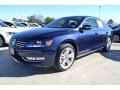 2014 Night Blue Metallic Volkswagen Passat TDI SEL Premium  photo #1