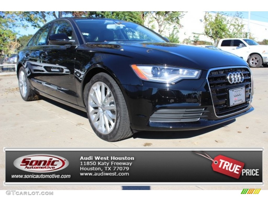 2014 A6 2.0T Sedan - Brilliant Black / Black photo #1