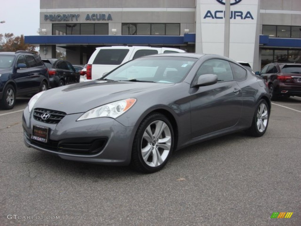 2011 Genesis Coupe 3.8 - Nordschleife Gray / Black Cloth photo #2