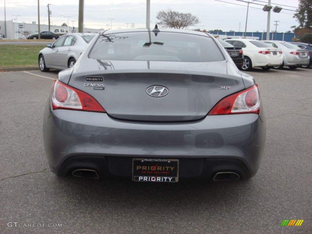 2011 Genesis Coupe 3.8 - Nordschleife Gray / Black Cloth photo #5