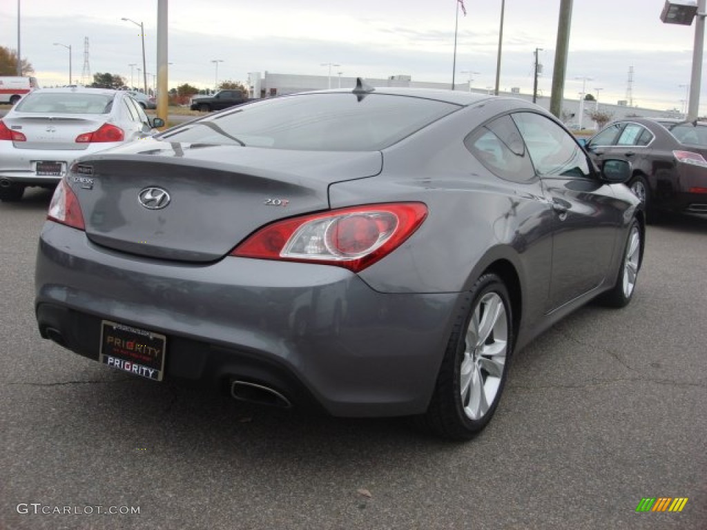 2011 Genesis Coupe 3.8 - Nordschleife Gray / Black Cloth photo #6