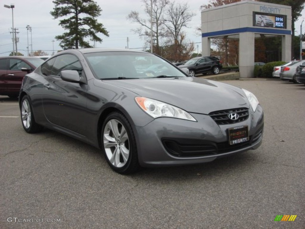 2011 Genesis Coupe 3.8 - Nordschleife Gray / Black Cloth photo #8