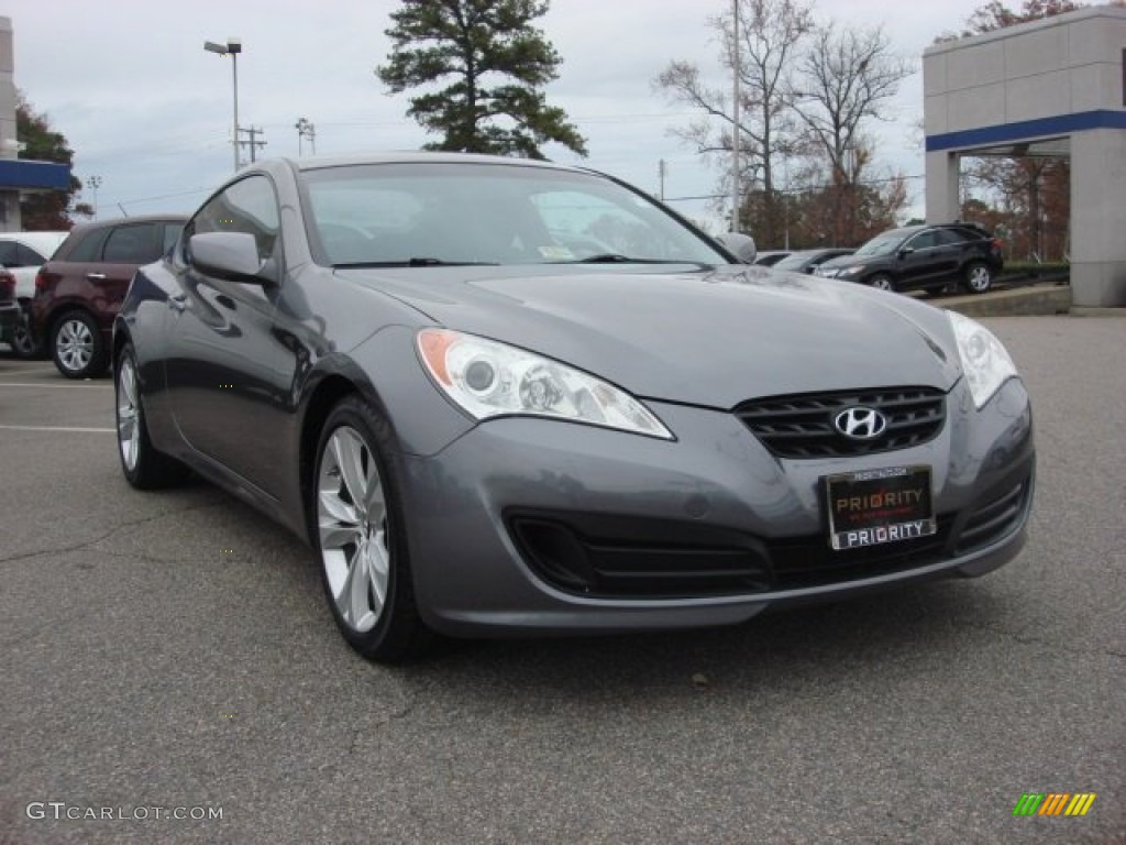 2011 Genesis Coupe 3.8 - Nordschleife Gray / Black Cloth photo #9