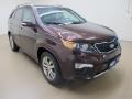 2011 Dark Cherry Kia Sorento SX V6  photo #1