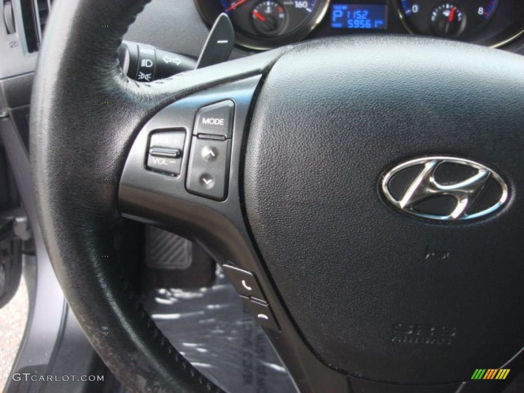 2011 Genesis Coupe 3.8 - Nordschleife Gray / Black Cloth photo #23