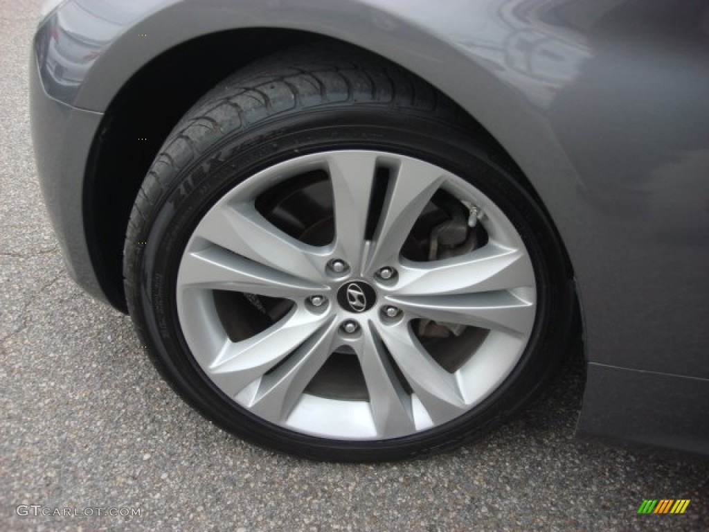2011 Genesis Coupe 3.8 - Nordschleife Gray / Black Cloth photo #25