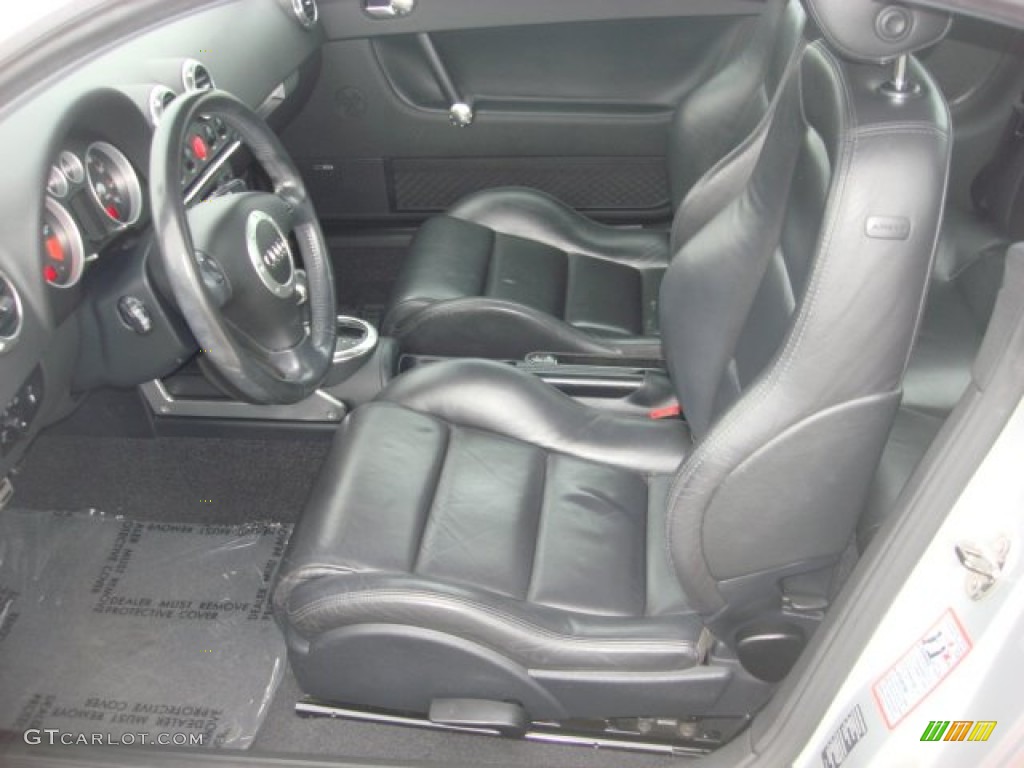 Ebony Interior 2004 Audi TT 1.8T Coupe Photo #88345252