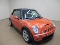 Hot Orange Metallic 2006 Mini Cooper S Convertible