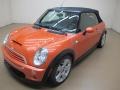 2006 Hot Orange Metallic Mini Cooper S Convertible  photo #4