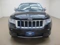 2011 Brilliant Black Crystal Pearl Jeep Grand Cherokee Overland 4x4  photo #2