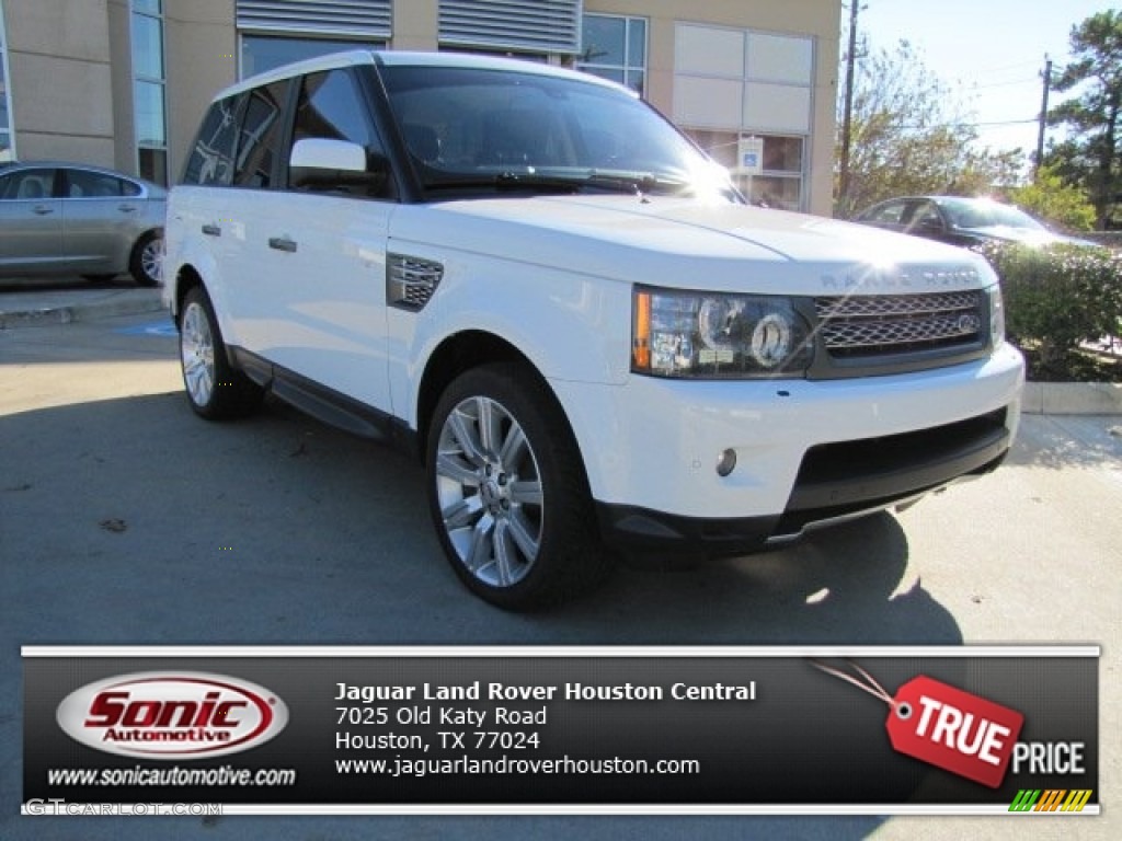 2011 Range Rover Sport Supercharged - Alaska White / Arabica/Nutmeg photo #1