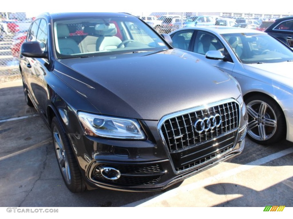 Lava Gray Metallic 2014 Audi Q5 3.0 TFSI quattro Exterior Photo #88346857