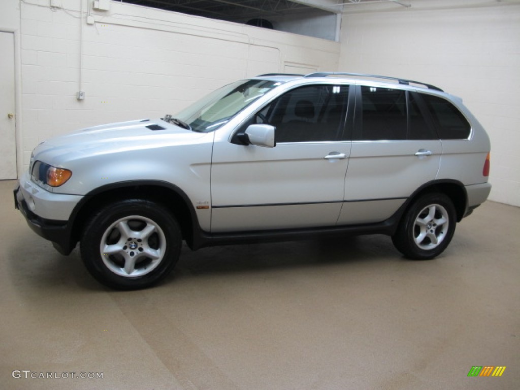 Titanium Silver Metallic 2003 BMW X5 4.4i Exterior Photo #88346880