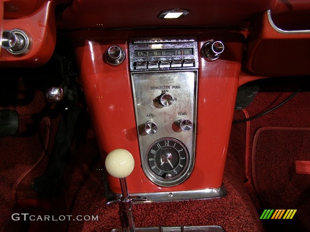 1961 Corvette Convertible - Roman Red / Red photo #8