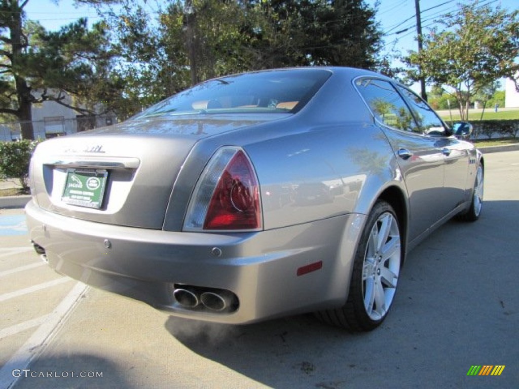 2007 Quattroporte Sport GT DuoSelect - Grigio Alfieri Metallic (Dark Silver) / Cuoio Sella photo #10