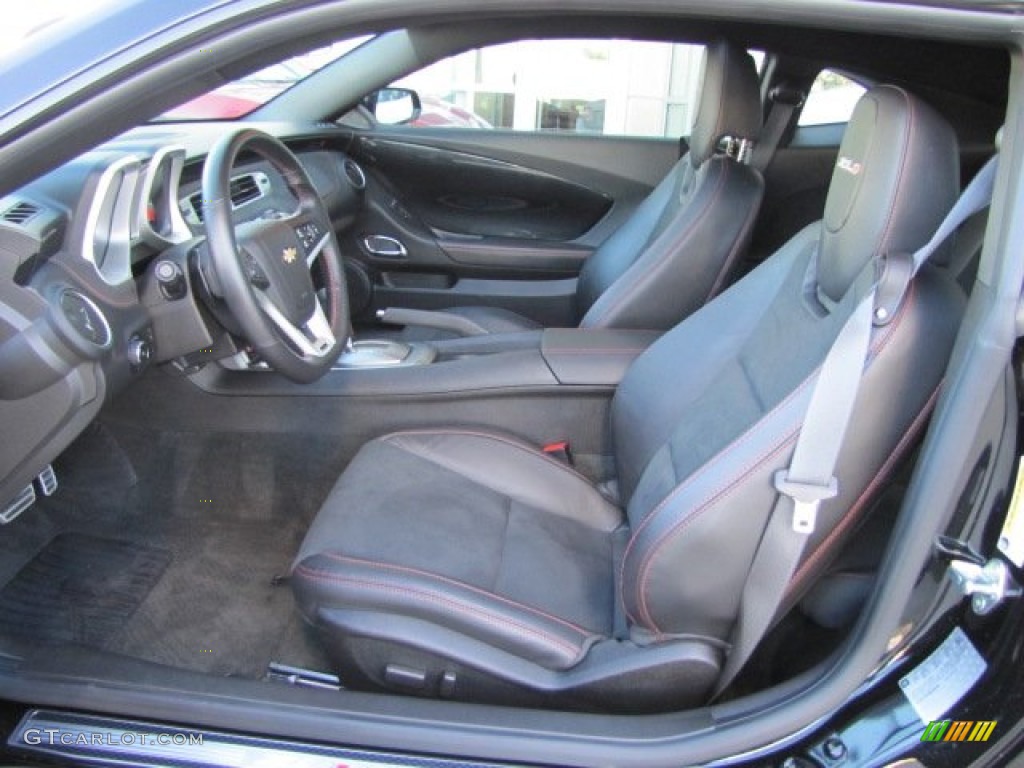 Black Interior 2013 Chevrolet Camaro ZL1 Photo #88348495