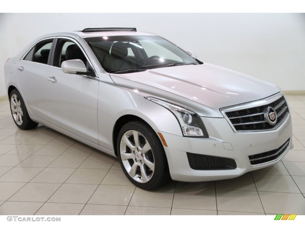 Radiant Silver Metallic 2014 Cadillac ATS 2.0L Turbo Exterior Photo #88349459