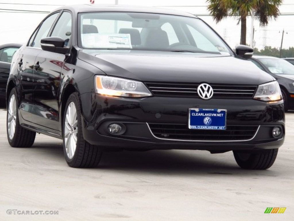 2014 Jetta SEL Sedan - Black / Titan Black photo #1