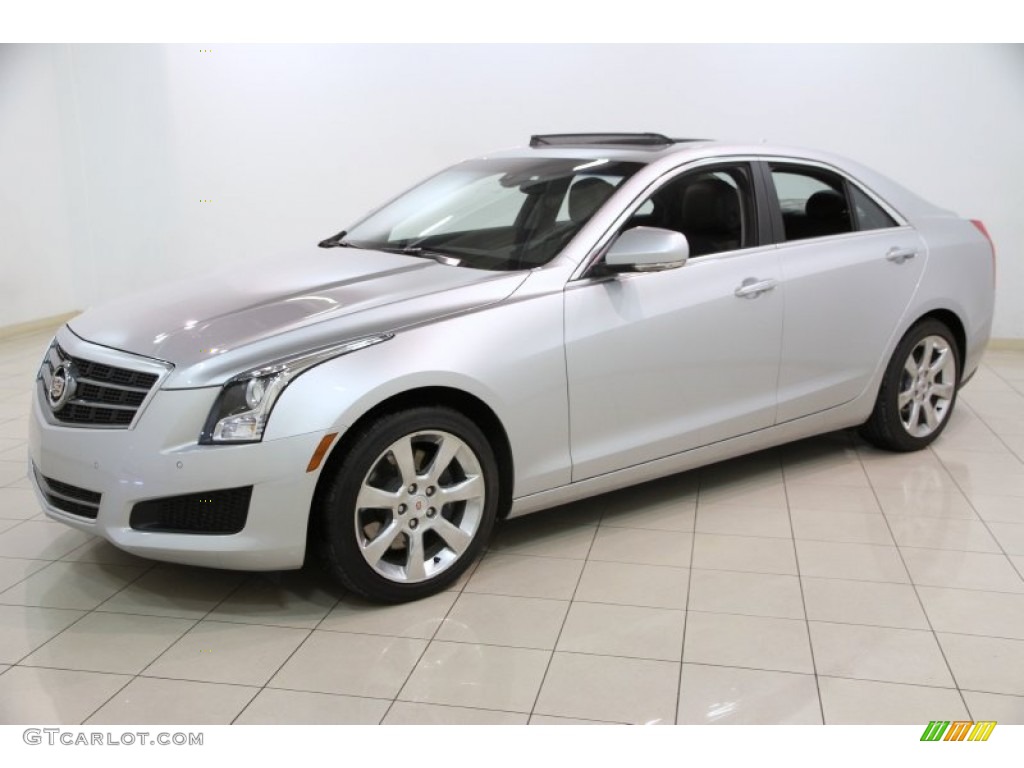 Radiant Silver Metallic 2014 Cadillac ATS 2.0L Turbo Exterior Photo #88349504