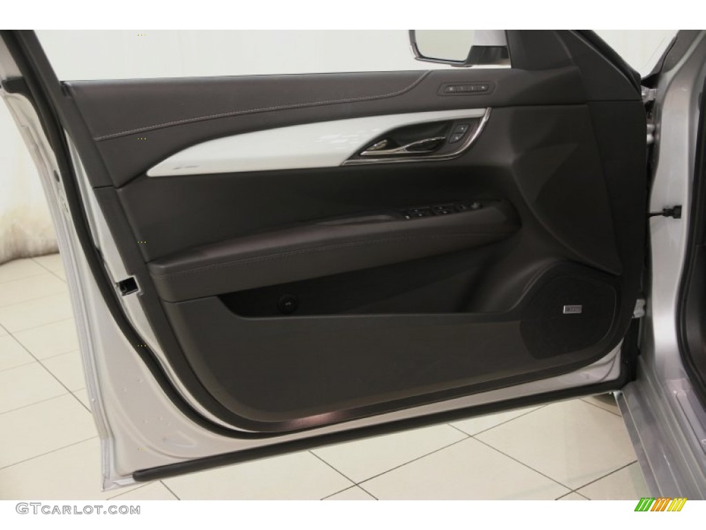 2014 Cadillac ATS 2.0L Turbo Jet Black/Jet Black Door Panel Photo #88349528
