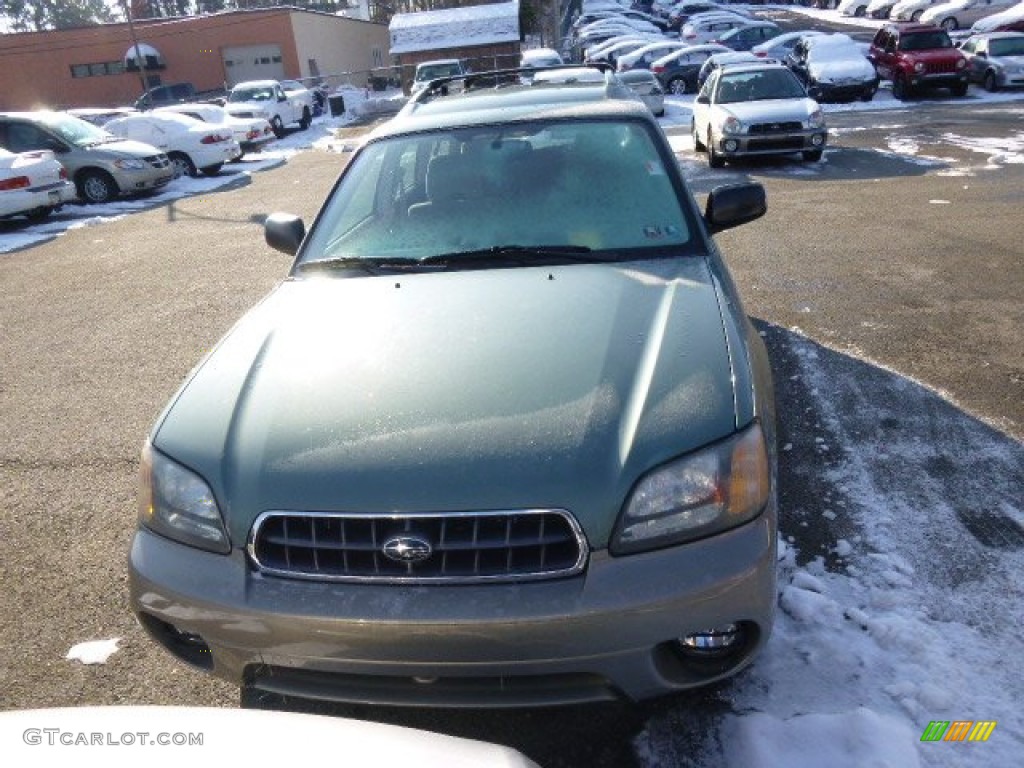 2004 Outback Wagon - Seamist Green Pearl / Beige photo #2