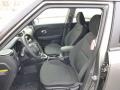 2014 Kia Soul Black Diamond Woven Cloth Interior Front Seat Photo