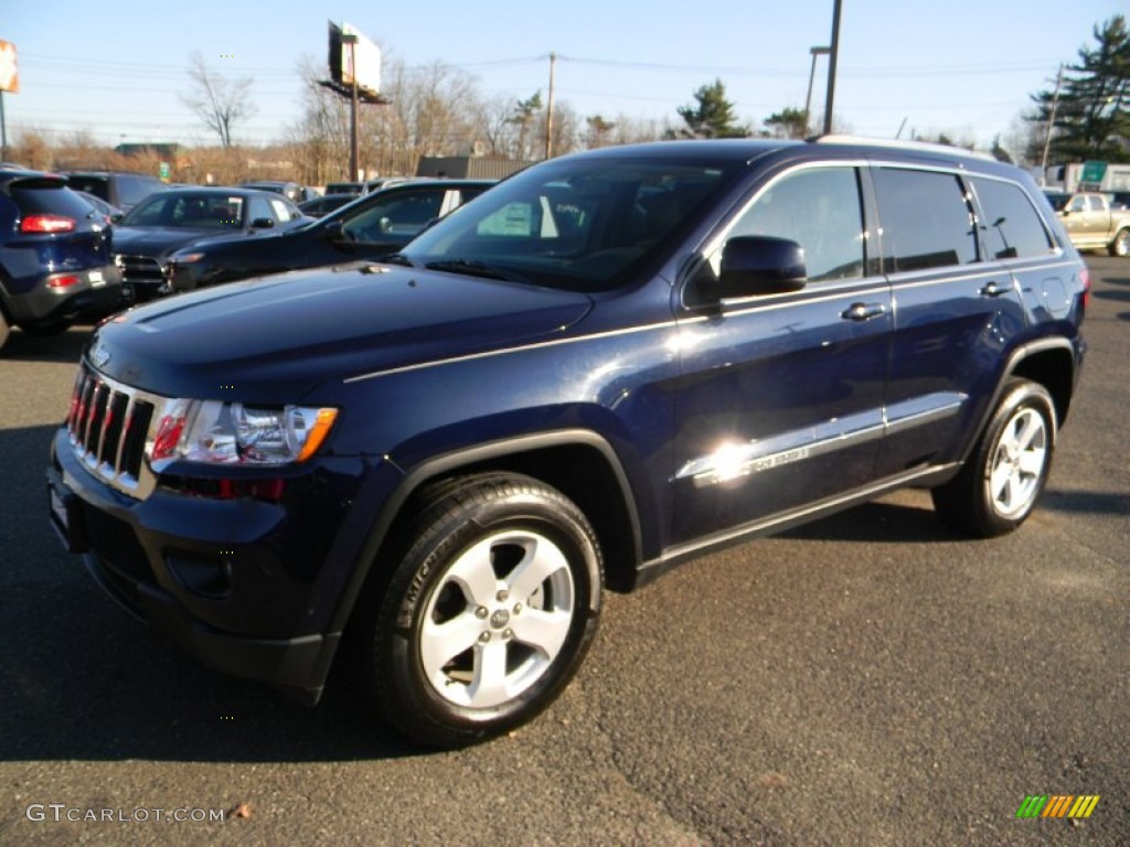 2012 Grand Cherokee Laredo X Package 4x4 - True Blue Pearl / Black photo #1