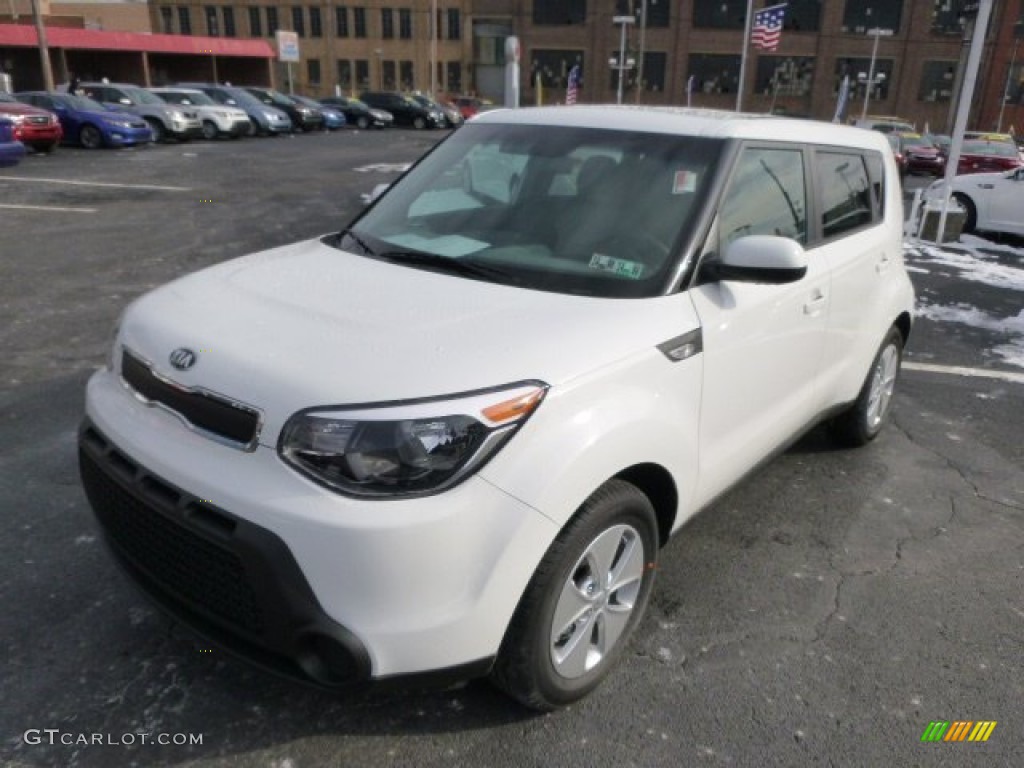 Clear White 2014 Kia Soul 1.6 Exterior Photo #88351651