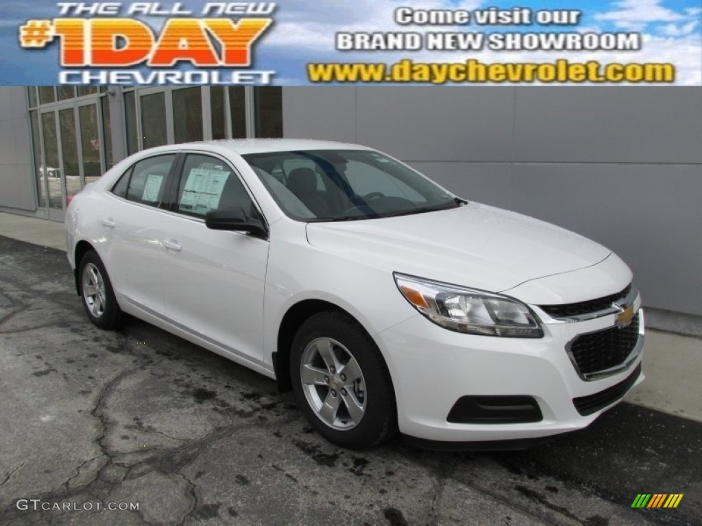 2014 Malibu LS - Summit White / Jet Black/Titanium photo #1