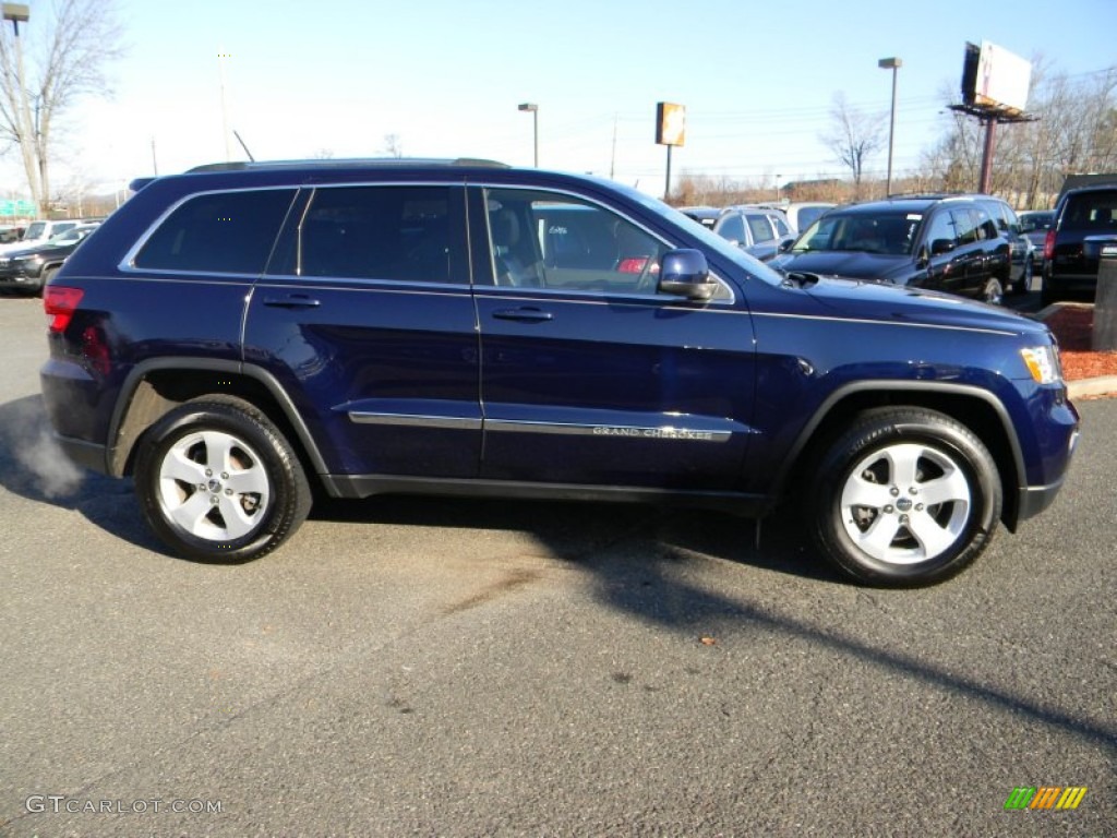 True Blue Pearl 2012 Jeep Grand Cherokee Laredo X Package 4x4 Exterior Photo #88351852
