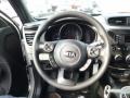 2014 Kia Soul Gray Two-tone Houdstooth Woven Cloth Interior Steering Wheel Photo
