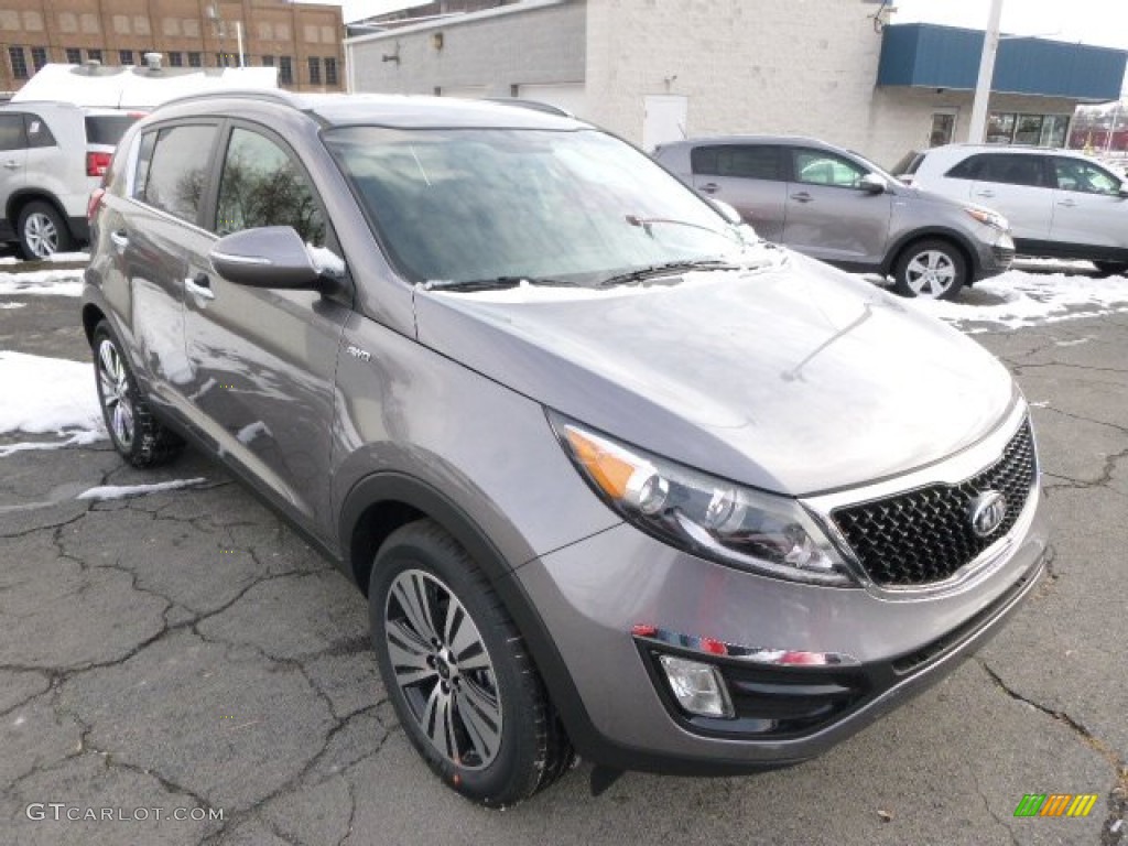 Mineral Silver 2014 Kia Sportage EX AWD Exterior Photo #88352030