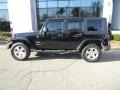 Black 2008 Jeep Wrangler Unlimited Sahara 4x4 Exterior
