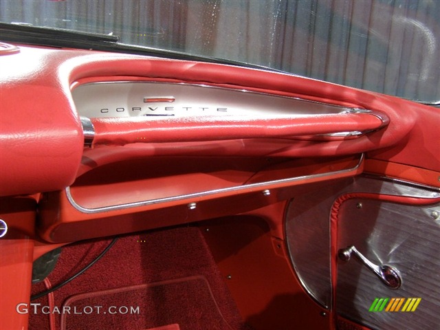 1961 Corvette Convertible - Roman Red / Red photo #9