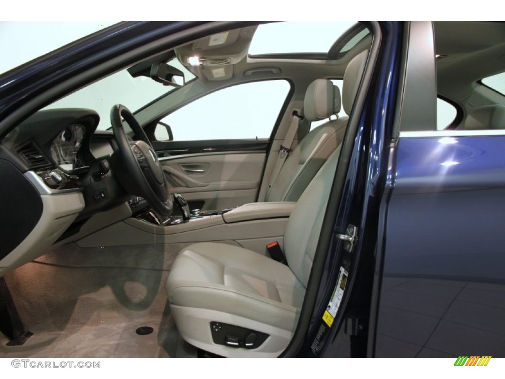 2011 5 Series 528i Sedan - Deep Sea Blue Metallic / Everest Gray photo #5