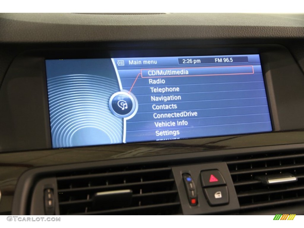 2011 5 Series 528i Sedan - Deep Sea Blue Metallic / Everest Gray photo #11