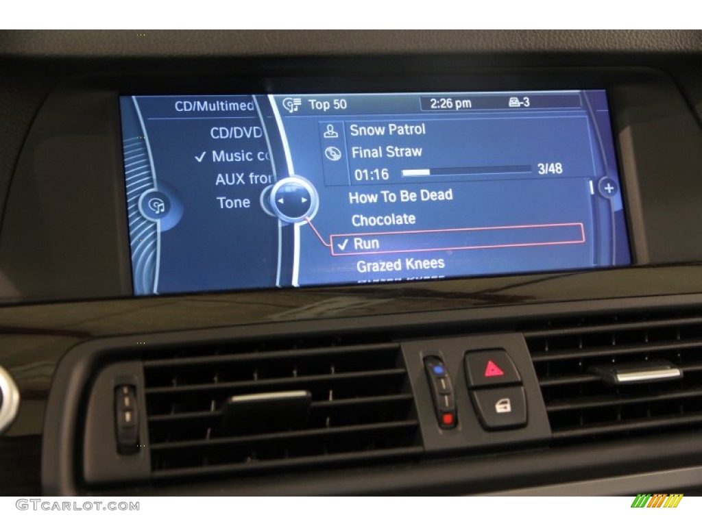 2011 5 Series 528i Sedan - Deep Sea Blue Metallic / Everest Gray photo #12