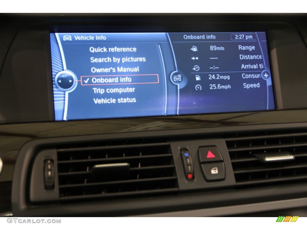 2011 5 Series 528i Sedan - Deep Sea Blue Metallic / Everest Gray photo #18