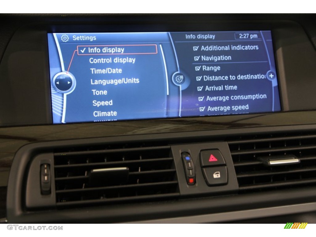 2011 5 Series 528i Sedan - Deep Sea Blue Metallic / Everest Gray photo #19