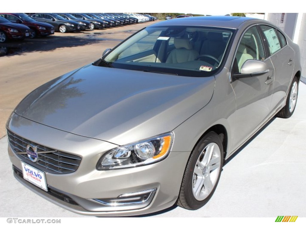 2014 S60 T5 - Seashell Metallic / Soft Beige photo #3