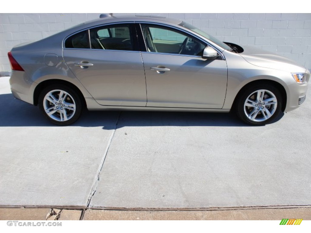 2014 S60 T5 - Seashell Metallic / Soft Beige photo #7